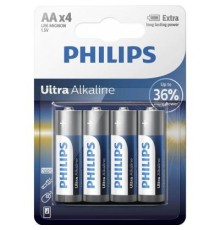 Батарейка Philips AA LR6 Ultra Alkaline * 4 (LR6E4B/10)