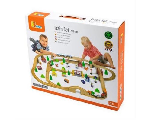 Залізниця Viga Toys 90 деталей (50998)