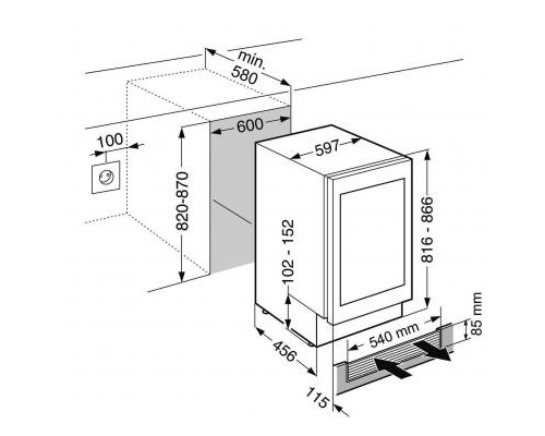 Холодильник Liebherr UWTgb 1682