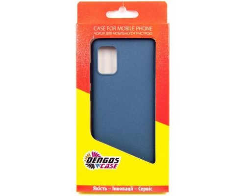 Чохол до мобільного телефона Dengos Carbon Samsung Galaxy A31, blue (DG-TPU-CRBN-64) (DG-TPU-CRBN-64)