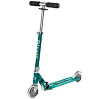 Самокат Micro Sprite Petrol stripe LED (SA0218)