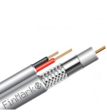Кабель комбінований FinMark RG-59, CCS, + 2x0.75 power(CU), white, 305м (F5967BVwhite-2x0.75power 305m)