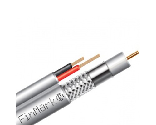 Кабель комбінований FinMark RG-59, CCS, + 2x0.75 power(CU), white, 305м (F5967BVwhite-2x0.75power 305m)