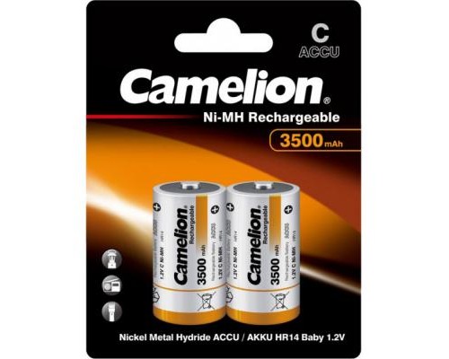 Акумулятор Camelion C 3500mAh Ni-MH * 2 R14-2BL (NH-С3500BP2) 