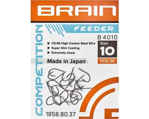 Гачок Brain Feeder B4010 10 (20 шт/уп) Black Nickel (1858.80.37)