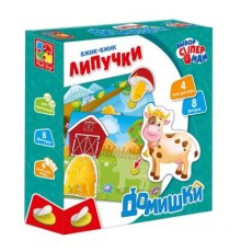 Розвиваюча іграшка Vladi Toys Вжик-вжик Липучки Будиночки рос (VT1302-24)