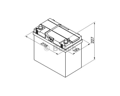 Акумулятор автомобільний Bosch 45А (0 092 S40 230)