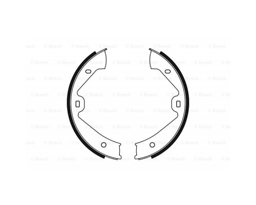 Гальмівні колодки Bosch 0 986 487 755