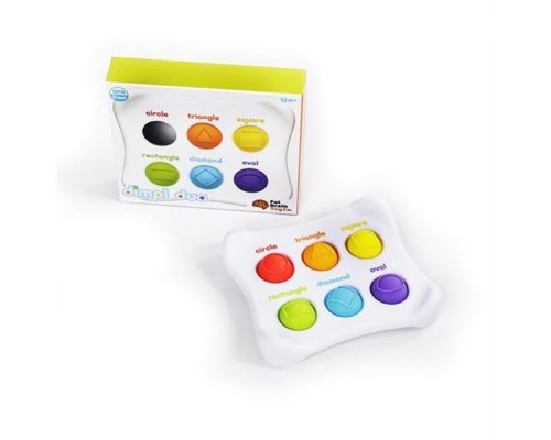Розвиваюча іграшка Fat Brain Toys Сенсорна Колір Форма Dimpl Duo Брайль (F208EN) Розвиваюча іграшка Fat Brain Toys Сенсорна Колір Форма Dimpl Duo Брайль (F208EN)