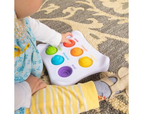 Розвиваюча іграшка Fat Brain Toys Сенсорна Колір Форма Dimpl Duo Брайль (F208EN) Розвиваюча іграшка Fat Brain Toys Сенсорна Колір Форма Dimpl Duo Брайль (F208EN)