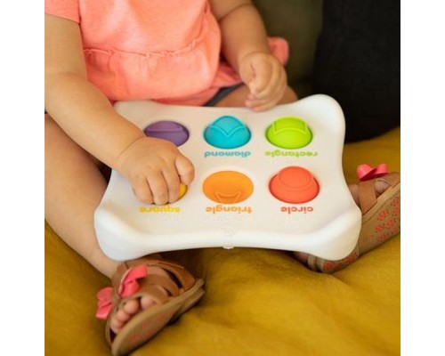 Розвиваюча іграшка Fat Brain Toys Сенсорна Колір Форма Dimpl Duo Брайль (F208EN) Розвиваюча іграшка Fat Brain Toys Сенсорна Колір Форма Dimpl Duo Брайль (F208EN)