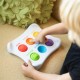 Розвиваюча іграшка Fat Brain Toys Сенсорна Колір Форма Dimpl Duo Брайль (F208EN)