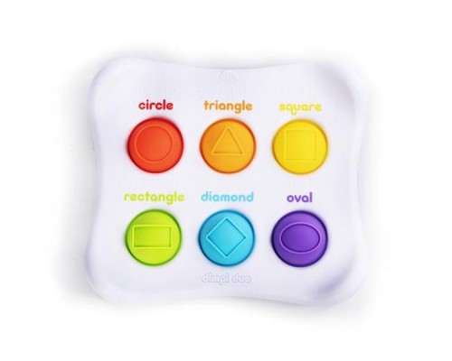 Розвиваюча іграшка Fat Brain Toys Сенсорна Колір Форма Dimpl Duo Брайль (F208EN) Розвиваюча іграшка Fat Brain Toys Сенсорна Колір Форма Dimpl Duo Брайль (F208EN)