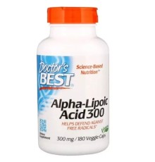 Антиоксидант Doctor's Best Альфа-ліпоєва кислота, 300 мг, 180 капсул (DRB-00277)