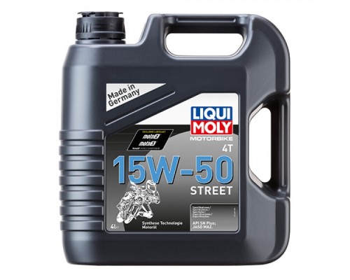Моторна олива Liqui Moly Motorbike 4T 15W-50 Street 4л. (1689)