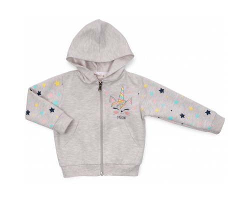 Кофта дитяча Breeze на блискавці з капюшоном (16948-104G-beige)