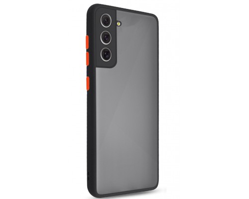 Чохол до мобільного телефона MakeFuture Samsung S21 FE Frame (Matte PC+TPU) Black (MCMF-SS21FEBK) Чохол до мобільного телефона MakeFuture Samsung S21 FE Frame (Matte PC+TPU) Black (MCMF-SS21FEBK)