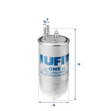 Фільтр паливний UFI 24.ONE.01