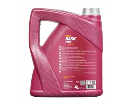Трансмісійна олива Mannol BASIC PLUS GETRIEBEOEL 4л 75W-90 (MN8108-4)