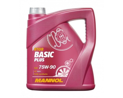 Трансмісійна олива Mannol BASIC PLUS GETRIEBEOEL 4л 75W-90 (MN8108-4)