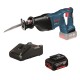 Шабельна пила Bosch GKS 18 V-LI + GBA 18 4,0 Ач + GAL 18V-40 (0.615.990.L6H)