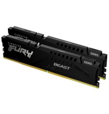 Модуль пам'яті для комп'ютера DDR5 32GB (2x16GB) 5200 MHz Beast AM5 Black Kingston Fury (ex.HyperX) (KF552C36BBEK2-32)