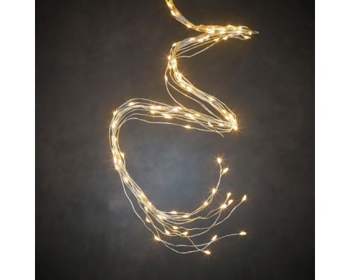 Гірлянда Luca Lighting Оберемок струн 2 м срібна струна теплий білий (8718861853377)