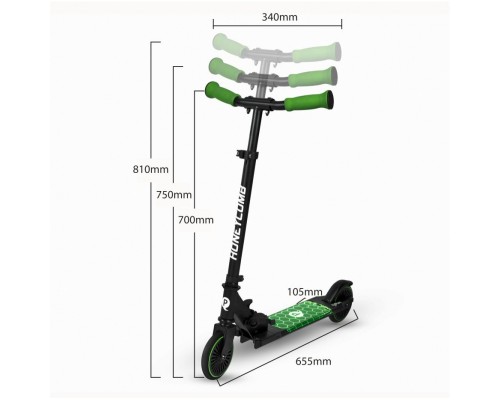 Самокат QPlay Honeycomb Green (HoneycombGreen)