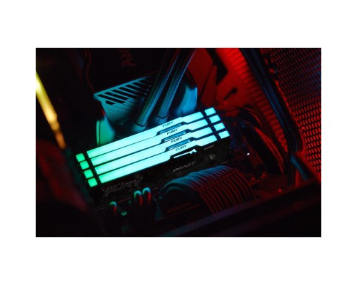 Модуль пам'яті для комп'ютера DDR5 32GB (2x16GB) 4800 MHz Beast Kingston Fury (ex.HyperX) (KF548C38BBAK2-32)
