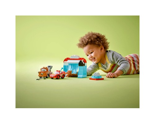 Конструктор LEGO DUPLO Disney Розваги Блискавки МакКвіна й Сирника на автомийці 29 деталей (10996-)