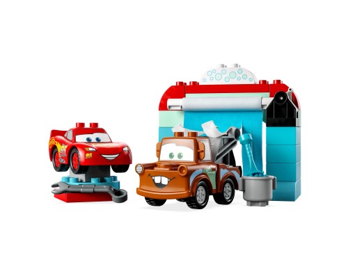 Конструктор LEGO DUPLO Disney Розваги Блискавки МакКвіна й Сирника на автомийці 29 деталей (10996-)