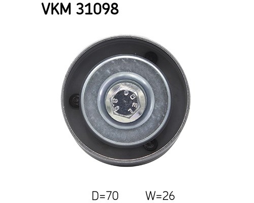 Ролик натягувача ременя SKF VKM 31098