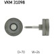 Ролик натягувача ременя SKF VKM 31098