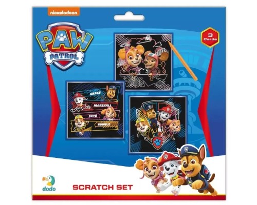 Набір для творчості DoDo гравюр Paw Patrol 3 шт (200194)