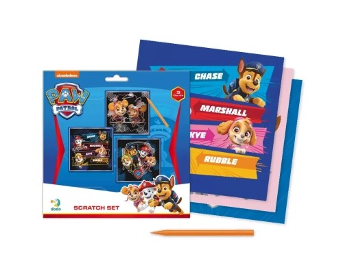 Набір для творчості DoDo гравюр Paw Patrol 3 шт (200194)