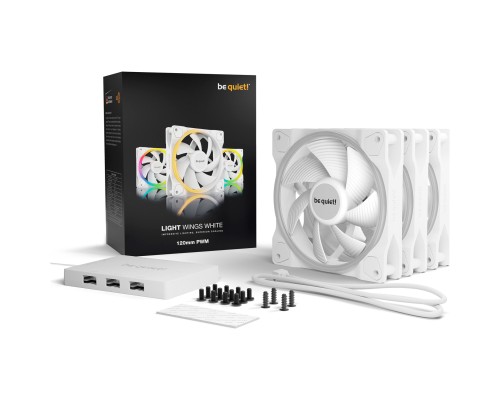 Кулер до корпусу Be quiet! Light Wings White 120mm PWM (BL100)