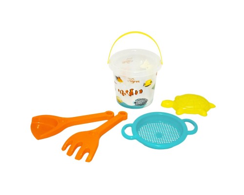 Іграшка для піску Tigres Підводний світ 5 елементів з термонаклейкою (39908)