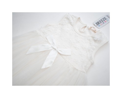 Плаття дитяче Breeze святкове з фатиновою спідницею (17864-116G-cream)