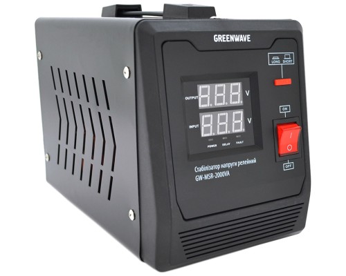 Стабілізатор Greenwave Mauser 2000VA (GW-MSR-2000VA)