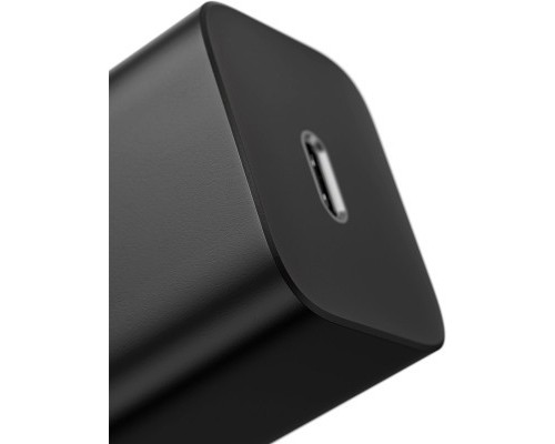 Зарядний пристрій Baseus 1xUSB 25W (USB-C) + Cable Type-C black (TZCCSUP-L01)