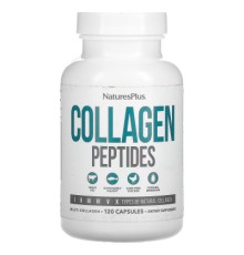 Вітамінно-мінеральний комплекс Natures Plus Колагенові пептиди, Collagen Peptides, 120 капсул (NAP-45971)