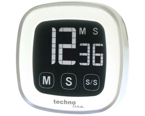 Таймер кухонний Technoline KT400 Magnetic Touchscreen White (KT400) Таймер кухонний Technoline KT400 Magnetic Touchscreen White (KT400)
