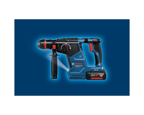 Перфоратор Bosch GBH 187-LI ONE Chuck, 2*5Ah, 2.4 Дж, 980 об/хв, 2.9 кг (0.611.923.121)