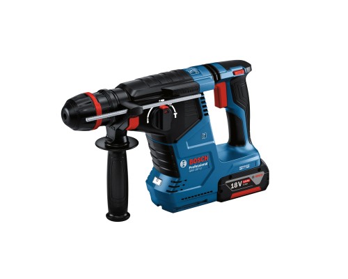 Перфоратор Bosch GBH 187-LI ONE Chuck, 2*5Ah, 2.4 Дж, 980 об/хв, 2.9 кг (0.611.923.121)