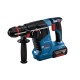 Перфоратор Bosch GBH 187-LI ONE Chuck, 2*5Ah, 2.4 Дж, 980 об/хв, 2.9 кг (0.611.923.121)