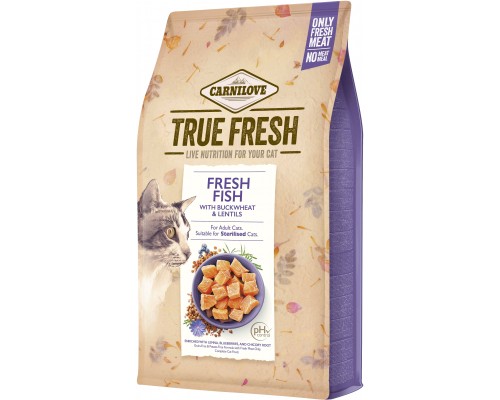 Сухий корм для кішок Carnilove True Fresh Cat Fish 4.8 кг (8595602561438)