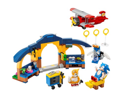 Конструктор LEGO Sonic the Hedgehog Майстерня Тейлз і літак Торнадо 376 деталей (76991)