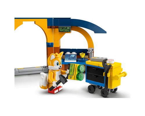 Конструктор LEGO Sonic the Hedgehog Майстерня Тейлз і літак Торнадо 376 деталей (76991)