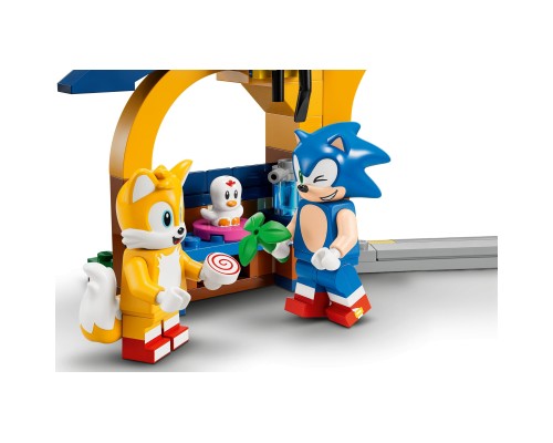 Конструктор LEGO Sonic the Hedgehog Майстерня Тейлз і літак Торнадо 376 деталей (76991)