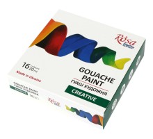 Гуашеві фарби Rosa Studio Creative 16*20 мл (4823098531609) Гуашеві фарби Rosa Studio Creative 16*20 мл (4823098531609)